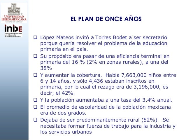 Torres Bodet, el plan de once años y los libros de texto
