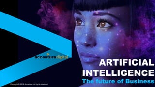 ARTIFICIAL
INTELLIGENCE
The future of BusinessCopyright © 2018 Accenture All rights reserved.
 