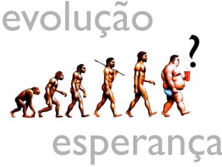 evolução
esperança
?
 