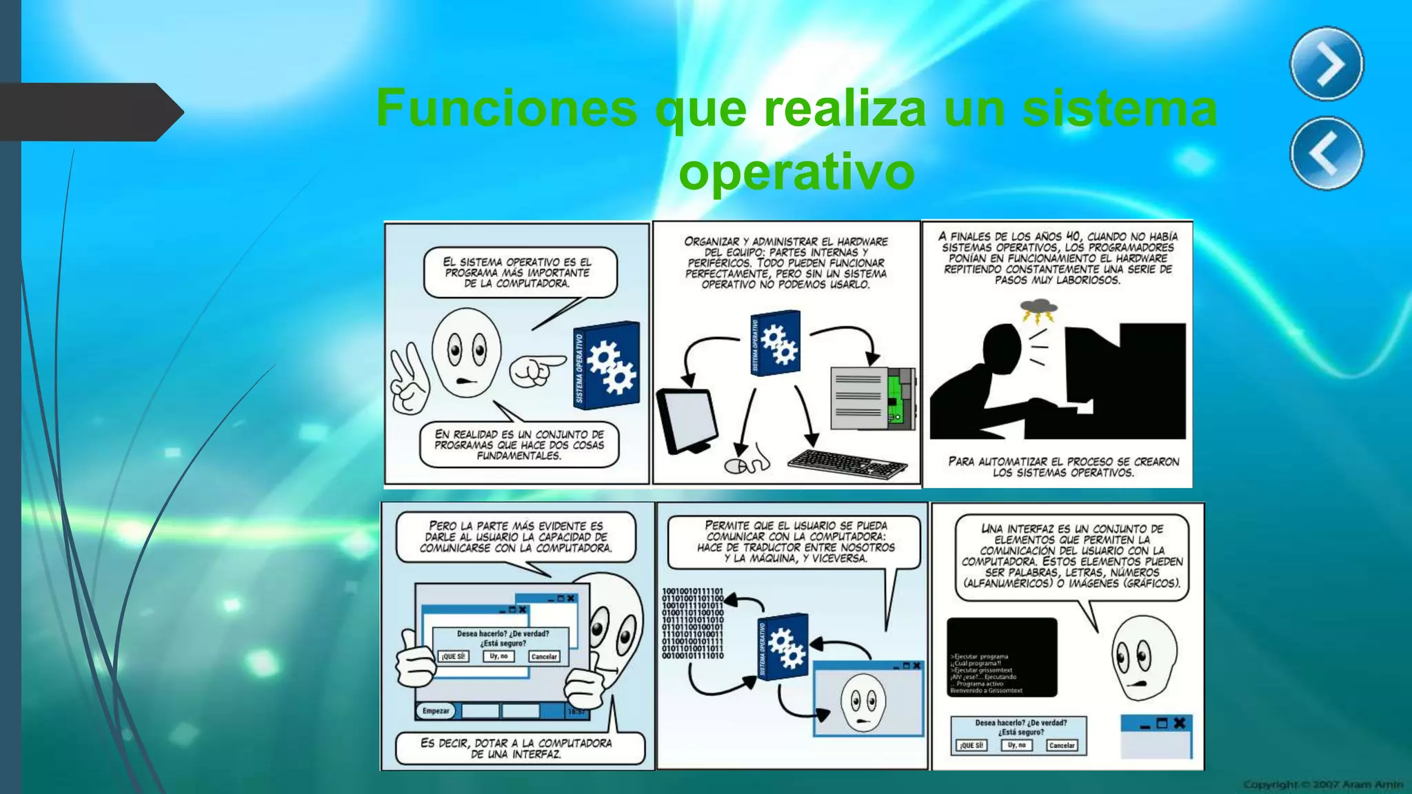 Funciones que realiza un sistema
operativo
 
