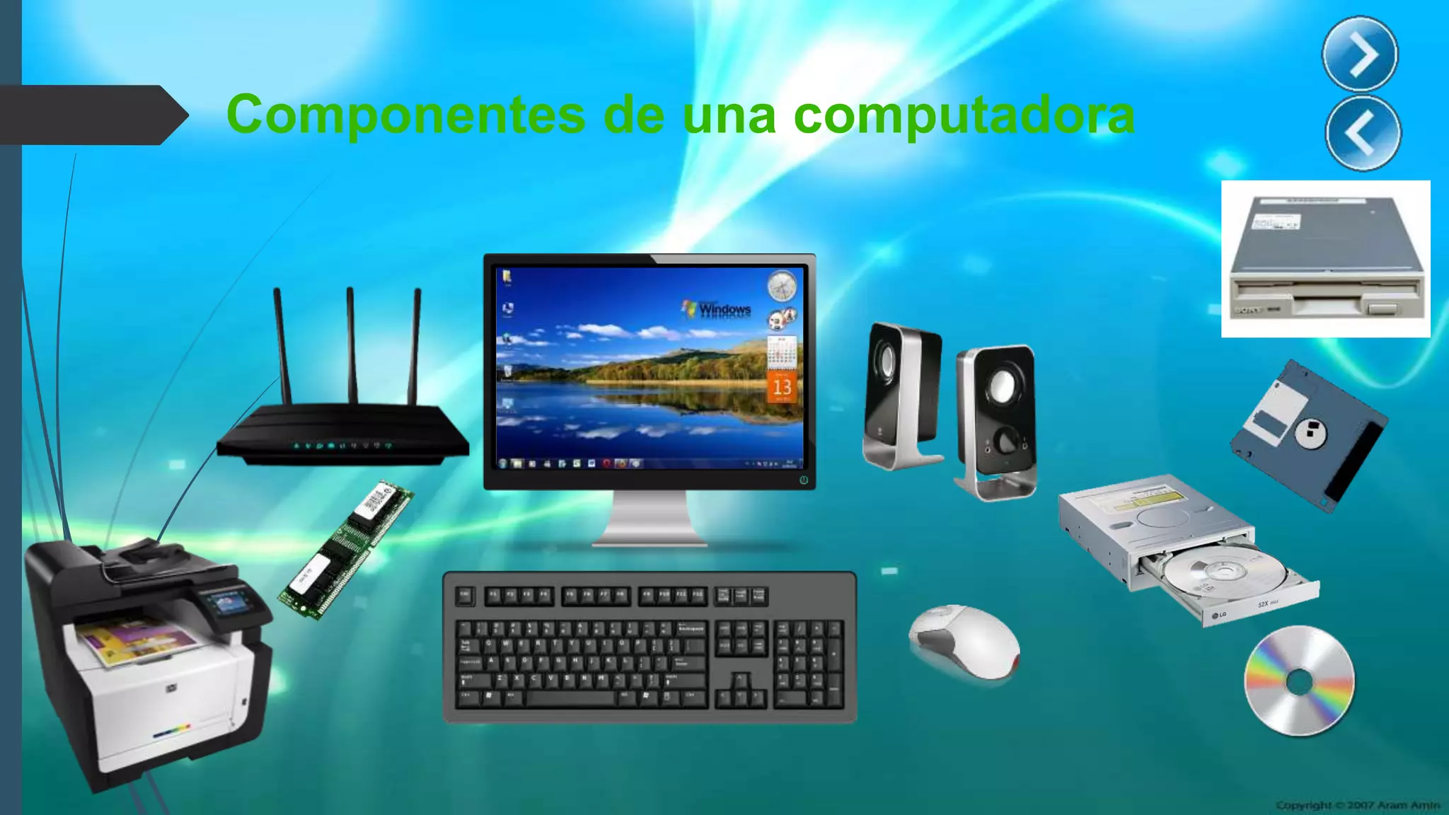 Componentes de una computadora
 