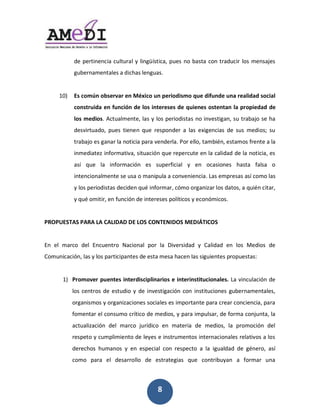 !

           +/! 8/*3,-/-;,.! ;?03?*.0! B! 0,-5e>23,;.=! 8?/2! -)! J.23.! ;)-! 3*.+?;,*! 0)2! 1/-2.L/2!
           5?J/*-.1/-3.0/2!.!+,;<.2!0/-5?.24!
       !
     WVX! $/"4.1P3".S/+9B59"+3"*<=-4."23"O+9-.,-/1."Z2+",-X23,+"235"9+5:-,5,"/.4-5:"
           4.3/A92-,5" +3"X234-63",+":./"-3A+9+/+/",+"Z2-+3+/"./A+3A53":5"O9.O-+,5,",+"
           :./"1+,-./4! %;3?.01/-3/=!0.2! B! 0)2! 8/*,)+,23.2! -)!,-G/23,5.-=!2?!3*.J.L)! 2/! <.!
           +/2G,*3?.+)=! 8?/2! 3,/-/-! I?/! */28)-+/*! .! 0.2! /A,5/-;,.2! +/! 2?2! 1/+,)2]! 2?!
           3*.J.L)!/2!5.-.*!0.!-)3,;,.!8.*.!G/-+/*0.4!`)*!/00)=!3.1J,C-=!/23.1)2!H*/-3/!.!0.!
           ,-1/+,.3/9!,-H)*1.3,G.=!2,3?.;,7-!I?/!*/8/*;?3/!/-!0.!;.0,+.+!+/!0.!-)3,;,.=!/2!
           .2>! I?/! 0.! ,-H)*1.;,7-! /2! 2?8/*H,;,.0! B! /-! );.2,)-/2! <.23.! H.02.! )!
           ,-3/-;,)-.01/-3/!2/!?2.!)!1.-,8?0.!.!;)-G/-,/-;,.4!6.2!/18*/2.2!.2>!;)1)!0.2!
           B!0)2!8/*,)+,23.2!+/;,+/-!I?C!,-H)*1.*=!;71)!)*5.-,9.*!0)2!+.3)2=!.!I?,C-!;,3.*=!
           B!I?C!)1,3,*=!/-!H?-;,7-!+/!,-3/*/2/2!8)0>3,;)2!B!/;)-71,;)24!
"
D#(D_$H'&H"D&#&"%&"0&%G8&8"8$"%(H"0(K'$KG8(H"*$8GF'G0(H"
"
#-! /0! 1.*;)! +/0! #-;?/-3*)! f.;,)-.0! 8)*! 0.! N,G/*2,+.+! B! (.0,+.+! /-! 0)2! "/+,)2! +/!
()1?-,;.;,7-=!0.2!B!0)2!8.*3,;,8.-3/2!+/!/23.!1/2.!<.;/-!0.2!2,5?,/-3/2!8*)8?/23.2'!
       !
       WX! D9.1.B+9" O2+3A+/" -3A+9,-/4-O:-359-./" +"-3A+9-3/A-A24-.35:+/>" 6.!G,-;?0.;,7-!+/!
           0)2! ;/-3*)2! +/! /23?+,)! B! +/! ,-G/23,5.;,7-! ;)-! ,-23,3?;,)-/2! 5?J/*-.1/-3.0/2="!
           )*5.-,21)2!B!)*5.-,9.;,)-/2!2);,.0/2!/2!,18)*3.-3/!8.*.!;*/.*!;)-;,/-;,.=!8.*.!
           H)1/-3.*!/0!;)-2?1)!;*>3,;)!+/!1/+,)2=!B!8.*.!,18?02.*=!+/!H)*1.!;)-L?-3.=!0.!
           .;3?.0,9.;,7-! +/0! 1.*;)! L?*>+,;)! /-! 1.3/*,.! +/! 1/+,)2=! 0.! 8*)1);,7-! +/0!
           */28/3)!B!;?180,1,/-3)!+/!0/B/2!/!,-23*?1/-3)2!,-3/*-.;,)-.0/2!*/0.3,G)2!.!0)2!
           +/*/;<)2! <?1.-)2! B! /-! /28/;,.0! ;)-! */28/;3)! .! 0.! ,5?.0+.+! +/! 5C-/*)=! .2>!
           ;)1)! 8.*.! /0! +/2.**)00)! +/! /23*.3/5,.2! I?/! ;)-3*,J?B.-! .! H)*1.*! ?-.!

!

!
                                                ^"
 