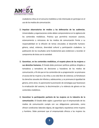 !

        ;,?+.+.->.!;*>3,;.!/-!/0!;)-2?1)!1/+,K3,;)!B!1K2!,-3/*/2.+.!/-!8.*3,;,8.*!/-!/0!
        ?2)!+/!0)2!1/+,)2!+/!;)1?-,;.;,7-4!
    !
    RX! G1O2:/59 ".S/+9B5A.9-./ ",+ "1+,-./ "7 ":5/ ",+X+3/.9@5/ ",+ ":5/ "52,-+34-5/>!
        g-,G/*2,+.+/2!B!)*5.-,9.;,)-/2!;,G,0/2!+/J/-!;)18*)1/3/*2/!/-!0.!G,5,0.-;,.!+/!
        0)2! ;)-3/-,+)2! 1/+,K3,;)24! `*K;3,;.! I?/! 8/*1,3,*>.! */;)-);/*! .G.-;/2=!
        /23.-;.1,/-3)! )! */3*);/2)2! +/! 0)2! 1/+,)2! +/! ;)1?-,;.;,7-! H*/-3/! .! 2?!
        */28)-2.J,0,+.+! /-! 0.! +,H?2,7-! +/! 3/1.2! G,-;?0.+)2! .0! +/2.**)00)! <?1.-)'!
        5C-/*)=! 2.0?+=! G,)0/-;,.=! +,G/*2,+.+! ;?03?*.0! B! 8.*3,;,8.;,7-! ;,?+.+.-.4! 6.!
        8?J0,;.;,7-! +/! 0)2! */2?03.+)2! 2/*>.! H?-+.1/-3.0! 8.*.! /G,+/-;,.*! B! */;)*+.*! /0!
        ;)18*)1,2)!+/!C23)2!;)-!0.!2);,/+.+4!
    !
    UX! ?5953A-N59T" +3":./" 4.3A+3-,./"1+,-MA-4./T" +:"9+/O+A."O:+3.",+" :5/"12V+9+/"5""
        /2/",+9+4U./"U2153./>!#0!#23.+)!+/J/!8*)1)G/*!8)0>3,;.2!8YJ0,;.2!+,*,5,+.2!.!
        3)1.+)*.2! B! 3)1.+)*/2! +/! +/;,2,)-/2! B! <.;/+)*/2! +/! 0)2! 1/+,)2! +/!
        ;)1?-,;.;,7-=!.!H,-!+/!I?/!/-!0)2!;)-3/-,+)2!+/!2?!8*)5*.1.;,7-'!2/!8*)1?/G.!
        /0!.;;/2)!+/!0.2!1?L/*/2!B!0.2!-,_.2!.!?-.!G,+.!0,J*/!+/!G,)0/-;,.]!2/!H)*3.0/9;.-!
        0)2!+/*/;<)2!2/A?.0/2!+/!,-H.-3/2!B!.+)0/2;/-3/2]!B!2/!8*)1?/G.!0.!,5?.0+.+!+/!
        5C-/*)=!/-3*/!)3*)24!#2!.8*/1,.-3/!0.!8*)1);,7-!+/!/23*.3/5,.2!I?/!H.G)*/9;.-!
        0. !/**.+,;.;,7- !+/0 !2/A,21)= !0. !+,2;*,1,-.;,7- !B !0. !G,)0/-;,. !+/ !5C-/*) !/- !0)2 !
        ;)-3/-,+)2!1/+,K3,;)24!
    !
    &X! ?5953A-N59" :5" O59A-4-O54-63" O59-A59-5" ,+" :5/" 12V+9+/" +3" :5" -3,2/A9-5" ,+" :5"
        4.123-454-63>" #0! #23.+)! +/J/! G,5,0.*! B! 5.*.-3,9.*! I?/! /0" /18*/2.*,.+)! +/! 0)2!
        1/+,)2! +/! ;)1?-,;.;,7-! ;?180.! ;)-! 2?2! )J0,5.;,)-/2! 8.3*)-.0/2=! ;)1)! !
        )H*/;/*!;)-+,;,)-/2!0.J)*.0/2!+,5-.2=!+/!2/5?*,+.+!B!/I?,3.3,G.2!/-3*/!1?L/*/2!
        B! <)1J*/24! N/J/! 8*)1)G/*! I?/! /0! /18*/2.*,.+)! )H*/9;.! .! 0.2! 1?L/*/2! 0.2!

!

!
                                              `"
 