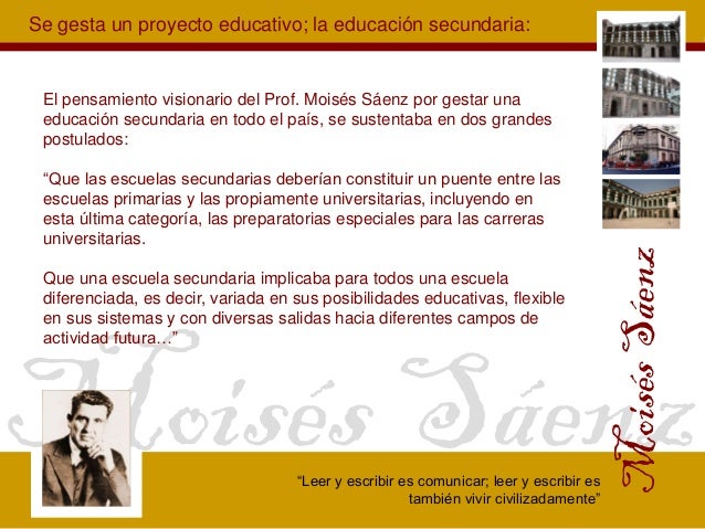 Moisés Sáenz Garza Vida Y Obra