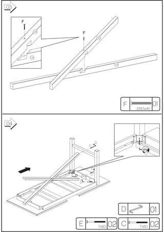 03



      06

                           06




      4
     04

                                       04




                                            F             01
                                                Ø4,5x45


04


                           D                      E
                       C

                                                      D



                       D
           E
               D       C
                       E
                   D




                                            D             01
                   E           7x60   02 C       7x80     02
 