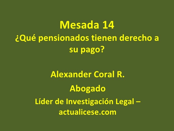 Mesada De Los Pensionados Elespectadorcom | mesada 14 191 qu 233 pensionados tienen derecho a su pago Mesada De Los Pensionados Elespectadorcom | mesada 14 191 qu 233 pensionados tienen derecho a su pago