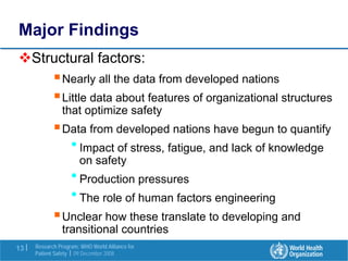 Research in the Patient Safety Strategy
