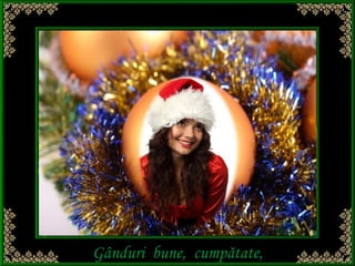 Gânduri bune, cumpătate,