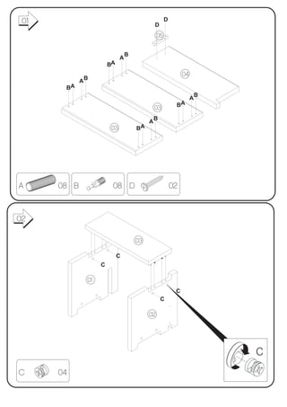 01                                                    D
                                                 D
                                                  05


                                    B
                                A
                          BA
                                                                04
                 B
             A
       BA
                                                                         B
                                                                     A
                                                 03         BA

                                                 B
                                             A
                           03           BA




A     08 B                 08 D                            02



02

                                        03

                               C
                      C

                 01
                                                            C
                                                     C

                                             02




                                                                             C
C     04
 