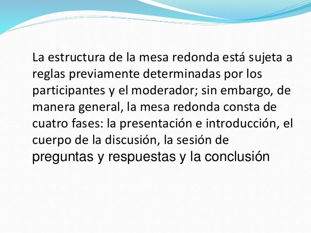 Mesa redonda