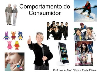 Comportamento do Consumidor Prof. Josué, Prof. Clóvis e Profa. Eliana 