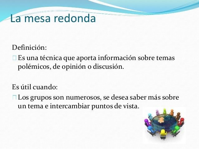 Mesa redonda expo