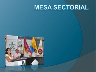 Mesa sectorial