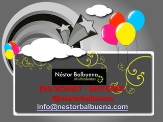 (04) 2824907 - 085752903
     @nestorbalbuena
info@nestorbalbuena.com
 