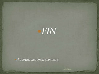 FINAvanza AUTOMATICAMENTE21/05/2011