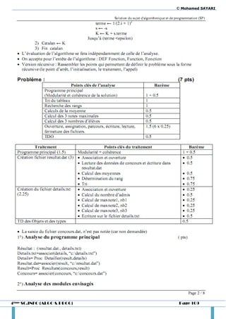 © Mohamed SAYARI




4ème SC.INFO (ALGO & PROG)    Page 109
 