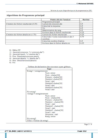 © Mohamed SAYARI




4ème SC.INFO (ALGO & PROG)    Page 112
 