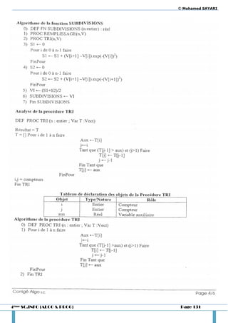 © Mohamed SAYARI




4ème SC.INFO (ALGO & PROG)    Page 131
 