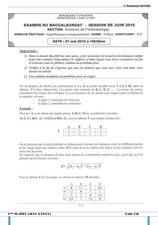 © Mohamed SAYARI




4ème SC.INFO (ALGO & PROG)    Page 156
 