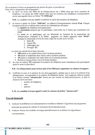 © Mohamed SAYARI




4ème SC.INFO (ALGO & PROG)     Page 53
 