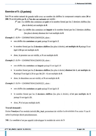 © Mohamed SAYARI




4ème SC.INFO (ALGO & PROG)     Page 58
 