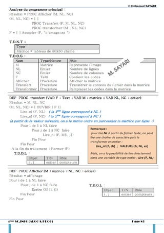 © Mohamed SAYARI




4ème SC.INFO (ALGO & PROG)     Page 83
 