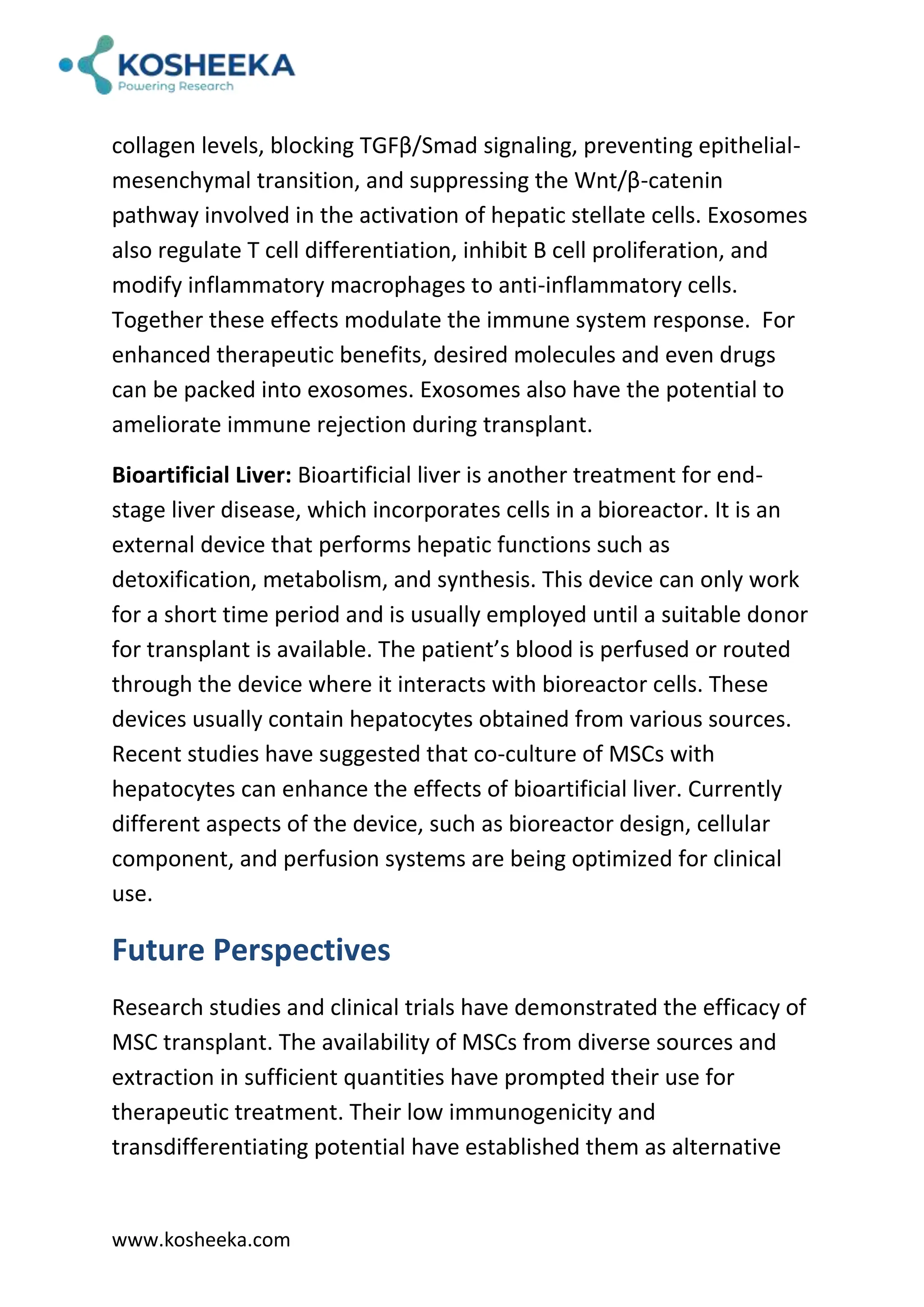 Exploring Mesenchymal Stem Cell Applications for Chronic Liver Diseases ...