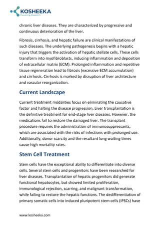 Exploring Mesenchymal Stem Cell Applications for Chronic Liver Diseases ...