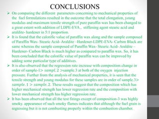 DEVELOPMENT OF PARAFFIN BASED FUEL FOR HYBRID ROCKET MOTOR | PPTX