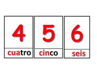 numeros del 1 al 30