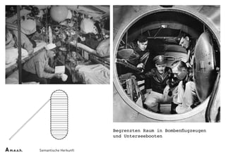 Semantische HerkunftAm.e.s.h.
Begrenzten Raum in Bombenflugzeugen
und Unterseebooten
 