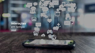 Interações
em tempo
real
 