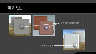 Ⓒ 2021. Juyeong Lee. All rights reserved.
하지만…
눈에 띄게 좁아진 윗면
비틀림 현상 발생
 