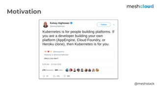 @meshstack
Motivation
 