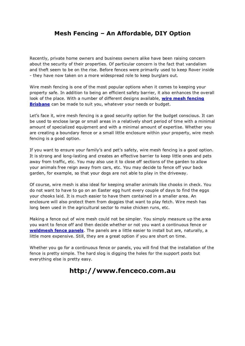 Mesh Fencing An Affordable, DIY Option