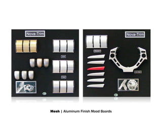 Mesh | Aluminum Finish Mood Boards
 