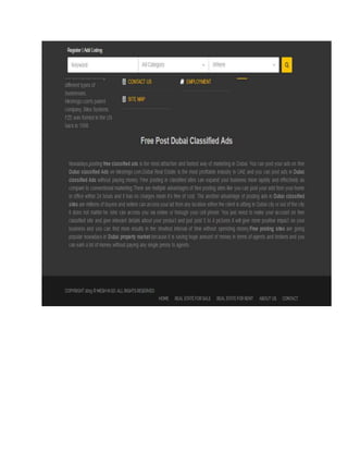 Meshngo  free Classified  Ad UAE