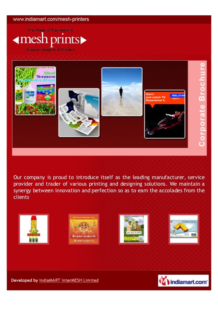 Mesh Prints, Indore, Printing Designing Solution