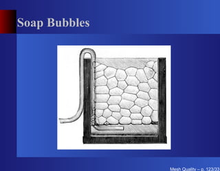 Soap Bubbles




               Mesh Quality – p. 123/331
 