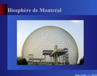 Biosphère de Montréal




                        Mesh Quality – p. 125/331
 