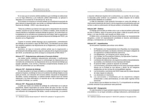 187
REGLAMENTO DE LA LEY DE
CONTRATACIONES DEL ESTADO
En el caso que el convenio arbitral establezca que el arbitraje es institucional,
y no se haga referencia a una institución arbitral determinada, se aplicará lo
   ˆ=!QW   ˆ= !
Si el contrato no incorpora un convenio arbitral, se considerará incorporado de
plenoderechoelsiguientetexto,queremiteaunarbitrajeinstitucionaldelSistema
Nacional de Arbitraje - OSCE, cuya cláusula tipo es:
›Z  ™ #          
    #         $   
  K  K     ]      
lo establecido en la normativa de contrataciones del Estado, bajo la organización
y administración de los órganos del Sistema Nacional deArbitraje del OSCE y de
    | !
Cuando el convenio arbitral disponga que la organización y administración
del arbitraje se encontrará a cargo del SNA-OSCE, se entenderá que las partes
han aceptado sujetarse a las disposiciones de su Reglamento y a las decisiones
de sus órganos.
Asimismo, en caso el convenio arbitral señale que la organización y
administracióndelarbitrajeestaráacargodecualquieradelosórganosfuncionales
del OSCE, se entenderá que dicho encargo le corresponde al SNA-OSCE.107
Artículo 217°.- Estipulaciones adicionals al Convenio Arbitral
  $K         
del convenio arbitral, en la medida que no contravengan las disposiciones de la
normativa de contrataciones, las disposiciones de la Ley General deArbitraje que
resulten aplicables, ni las normas y Directivas complementarias dictadas por el
OSCE de conformidad con sus atribuciones.
Artículo 218°.- Solicitud de Arbitraje
Encasolaspartesnosehayansometidoaunarbitrajeinstitucionalonohayan
pactadoalrespecto,elarbitrajeseiniciaconlasolicituddearbitrajedirigidaalaotra
parte por escrito, con indicación del convenio arbitral, incluyendo la designación
del árbitro, cuando corresponda. La solicitud también deberá incluir de manera
            
sometidas a arbitraje y su cuantía.
Artículo 219°.- Respuesta de Arbitraje
La parte que reciba una solicitud de arbitraje de conformidad con el articulo
precedente, deberá responderla por escrito dentro del plazo de diez (10) días
hábiles,contadosapartirdeldíasiguientedelarecepcióndelarespectivasolicitud,
con indicación de la designación del árbitro, cuando corresponda, y su posición
107 *    ƒ   +QJ?‹=WQ=‹Œ K  @   =WQ=!
REGLAMENTO DE LA LEY DE
CONTRATACIONES DEL ESTADO
188
o resumen referencial respecto de la controversia y su cuantía. De ser el caso,
la respuesta podrá contener una ampliación o réplica respecto de la materia
controvertida detallada en la solicitud.
La falta de respuesta o toda oposición formulada en contra del arbitraje, no
interrumpiráeldesarrollodelmismonidelosrespectivosprocedimientosparaque
se lleve a cabo la conformación del tribunal arbitral y la tramitación del arbitraje.
Artículo 220°.- Árbitros
El arbitraje será resuelto por árbitro único o por un tribunal arbitral conformado
por tres (3) árbitros, según el acuerdo de las partes. A falta de acuerdo entre las
partes, o en caso de duda, será resuelto por árbitro único.
El árbitro único y el presidente del tribunal arbitral deben ser necesariamente
abogados y contar con especialización acreditada en derecho administrativo,
arbitraje y contrataciones con el Estado.108
Artículo 221°.- Impedimentos
Se encuentran impedidos para actuar como árbitros
1. El Presidente y los Vicepresidentes de la República, los Congresistas,
los Ministros de Estado, los titulares miembros del órgano colegiado de
los organismos constitucionalmente autónomos.
=! *          !
3. Los Fiscales, los Procuradores Públicos y los Ejecutores Coactivos.
4. El Contralor General de la República.
5. Lostitularesdeinstitucionesodeorganismospúblicosdescentralizados,
los alcaldes y los directores de las empresas del Estado.
6. El personal militar y policial en situación de actividad.
7. Losfuncionariosyservidorespúblicosenloscasosquetenganrelación
directa con la Entidad en que laboren y dentro de los márgenes
establecidos por las normas de incompatibilidad vigentes.
8. Los funcionarios y servidores del OSCE hasta seis (6) meses después
de haber dejado la institución.
9. Los declarados en insolvencia.
10. Los sancionados o inhabilitados por los respectivos colegios
profesionales o entes administrativos, en tanto estén vigentes dichas
sanciones.
 #    ˆ@    
al ámbito sectorial al que pertenecen esas personas.
Artículo 222°.- Designación
Encasolaspartesnohayanpactadorespectodelaformaenquesedesignará
a los árbitros o no se hayan sometido a arbitraje institucional y administrado por
108 *    ƒ   +QJ?‹=WQ=‹Œ K  @   =WQ=!
 
