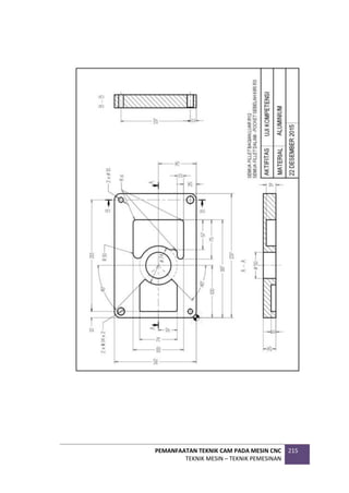 PEMANFAATAN TEKNIK CAM PADA MESIN CNC
TEKNIK MESIN – TEKNIK PEMESINAN
215
 
