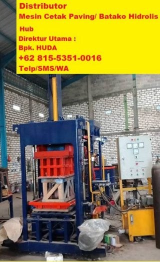 Harga Mesin Batako Press Di Surabaya