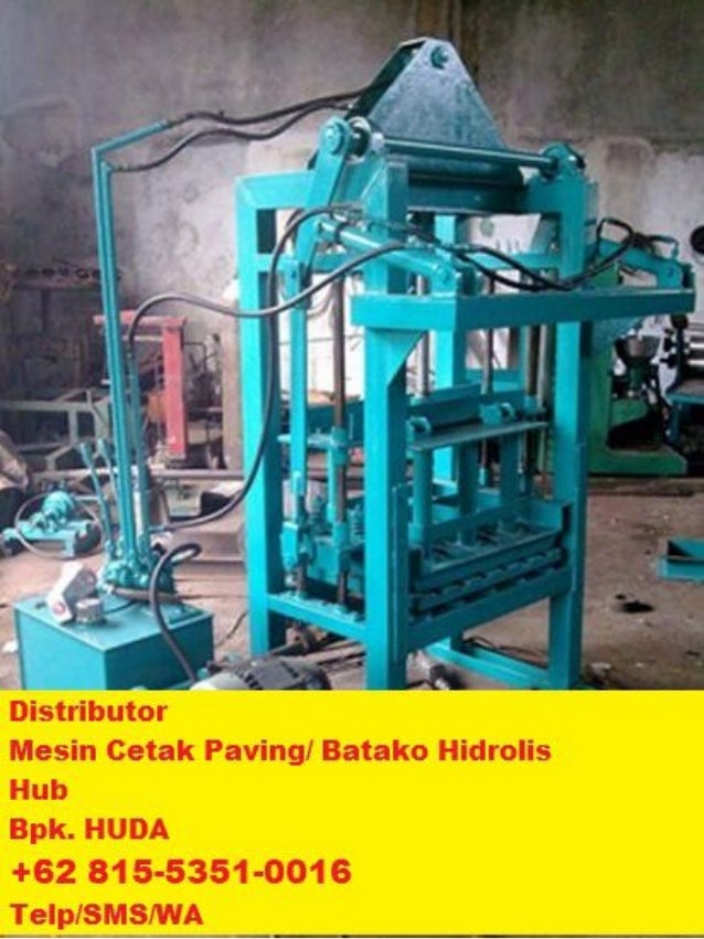 Kegunaan Gravitasi Drop Dalam Mesin Cetak Batako Dan Paving Block Adalah