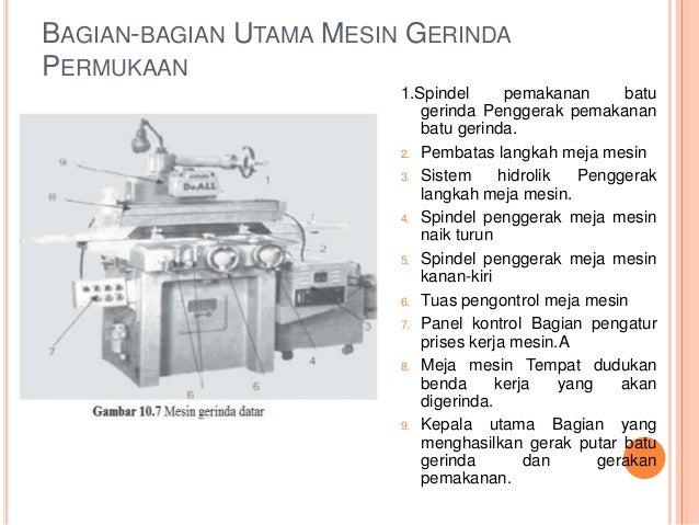 Mesin gerinda finish Mesin gerinda finish