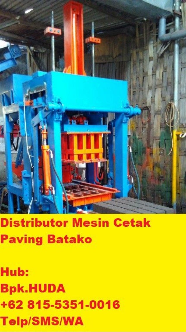 harga alat cetak batako manual