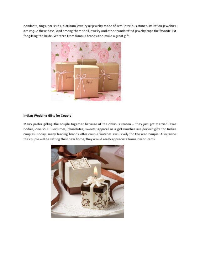 Mesmerize The Newly Wed With Best Wedding Gifts in India