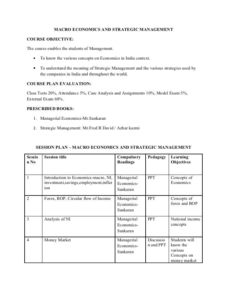 Mesm Session Plan Mesm session plan