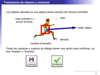 Al ejecutar Cuadernia, aparecen distintas ventanas, de la que nos interesa la que ocupa toda la pantalla. 