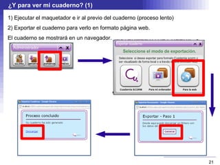 Podemos usar imágenes de la galería de Cuadernia O bien subir nuestras imágenes. 